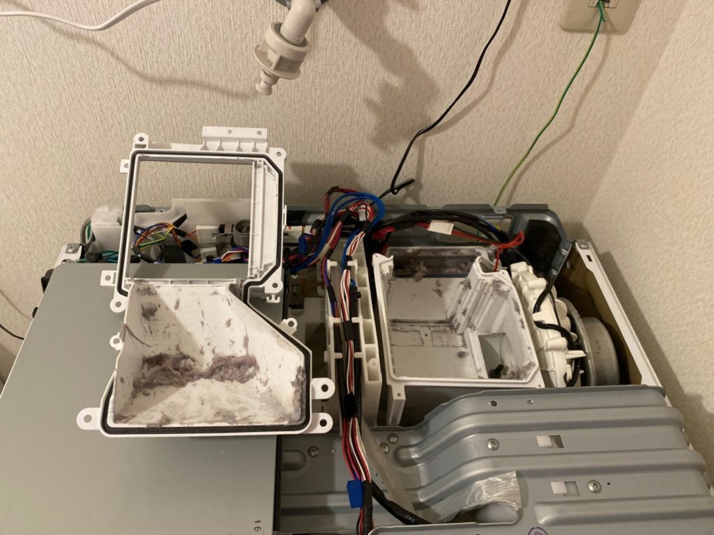 HITACHI BD-SV110BL ドラム式洗濯機 分解洗浄-
